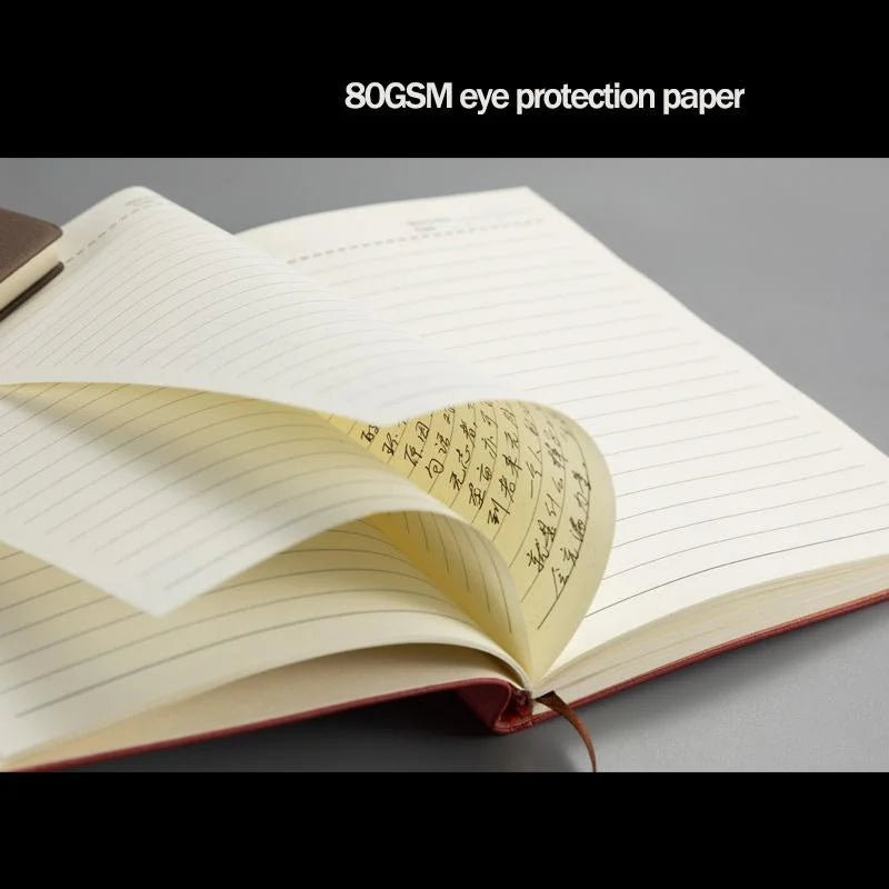 Thickened A5 A6 Business Pu Notepad Sheepskin Student Notebook Lined Daily Notebook